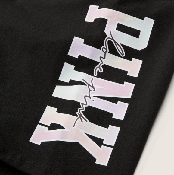 Pink VS high waist bike shorts - Picture 3 of 9